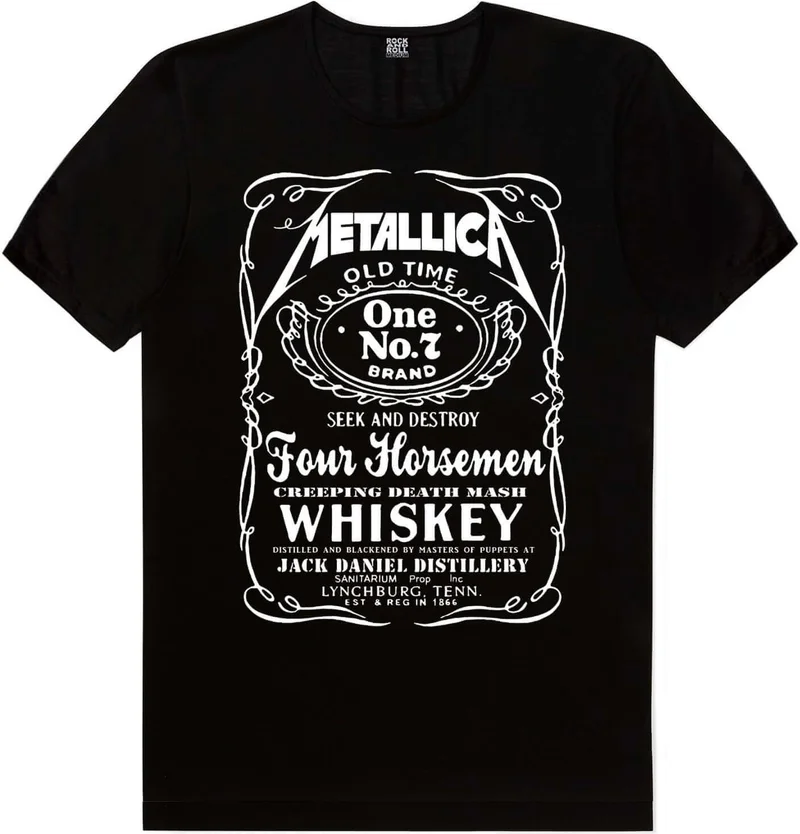 روك اند رول Geometric Deer, Dry Hand, Metallica Jack Logo Men's 3-Piece Eco Pack T-Shirt