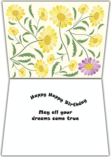 Glory To Dog Ah Wooo Happy Happy Birthday Card with Greeting Card Mailing Envelope - Image 2