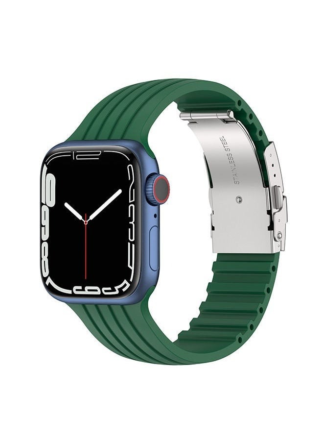 TWEGGON 4pc Pack Replacement Strap Silicone Band for Apple Watch 42mm(Series 10)/41mm/40mm/38mm  - Image 3
