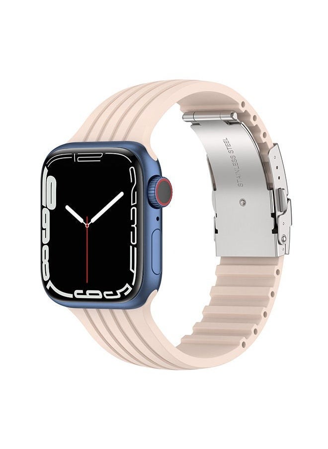TWEGGON 4pc Pack Replacement Strap Silicone Band for Apple Watch 42mm(Series 10)/41mm/40mm/38mm  - Image 2