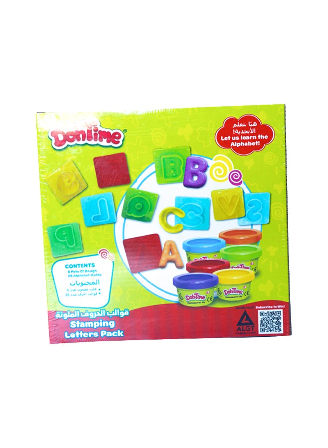 TOY PRO Dohtime Dough Stamping Letter Pack  - Image 2