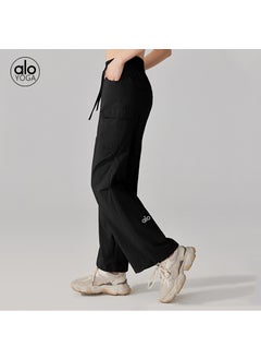 Generic Alo High-Waist Drawstring Loose-Fit Yoga Pants CHESTNUT  - Image 2