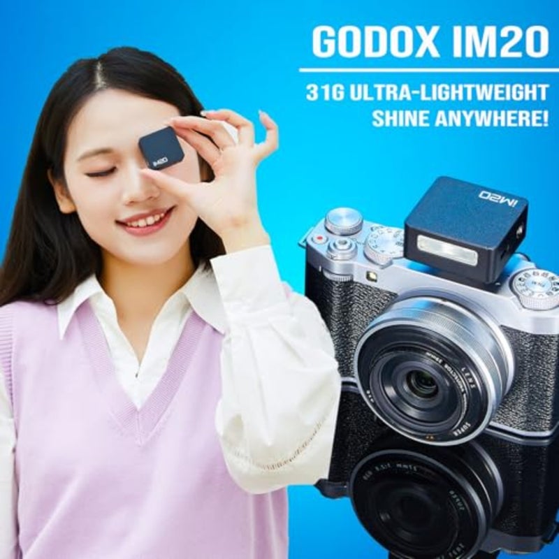 فلاش كاميرا صغير لكاميرات Sony ZV1/ZV-E10 وRicoh GR III وCanon/Nikon/Pentax/Panasonic/Olympus؛ هيئة سبائك الألومنيوم. أسود؛ تصميم مدمج مع حذاء ساخن في المنتصف - Image 3