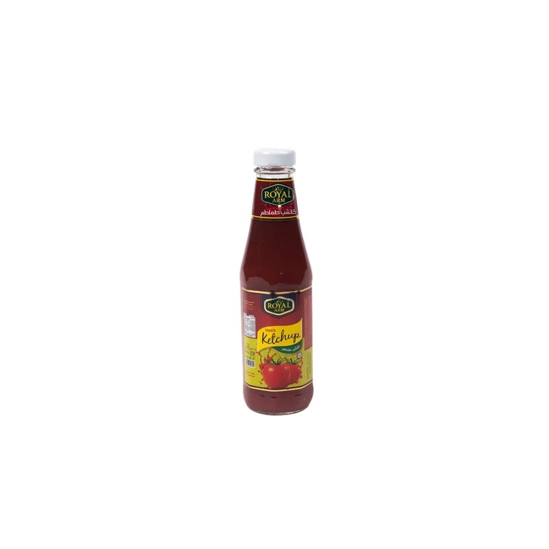 Royal Arm Tomato Ketchup In Glass Bottle- 340gms