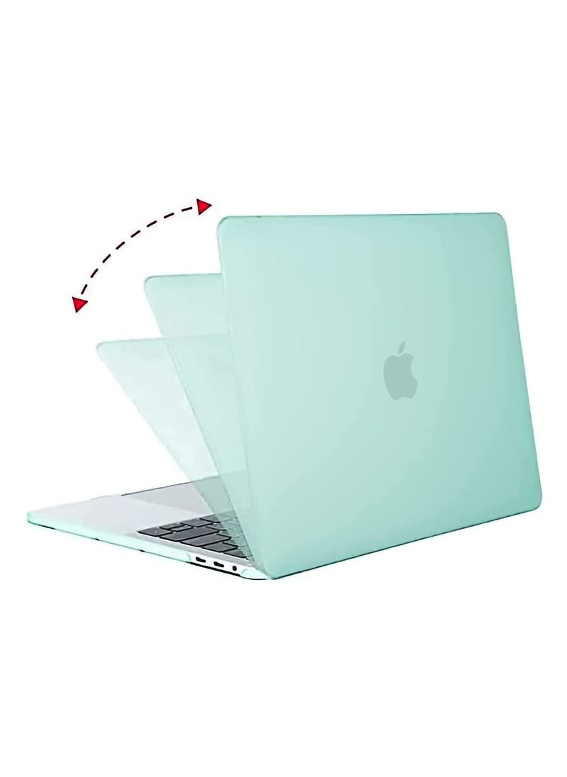 Generic - Compatible with MacBook Pro 13 inch Case 2016 to 2020 Release A2338 M1 A2289 A2251 A2159 A1989 A1706 A1708 with or Without Touch Bar Plastic Hard Shell Case Cover and Screen Protector Mint Green - Image 1
