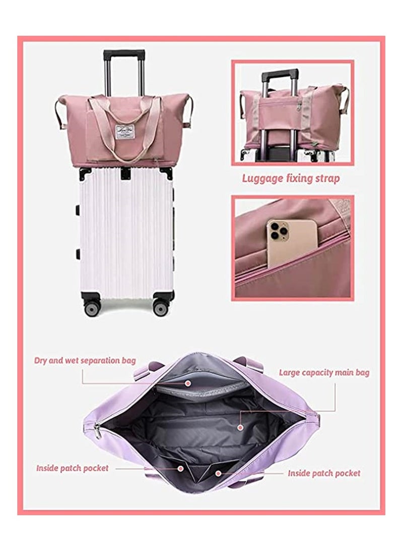 Cool Baby Large Capacity Foldable Duffel Bag Portable Lightweight Travel Bag Waterproof for Sports - Image 4