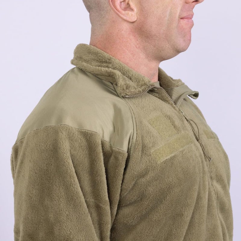 Propper Men’s, Gen Iii Fleece Jacket, Tan, Size Medium/Short - Image 3