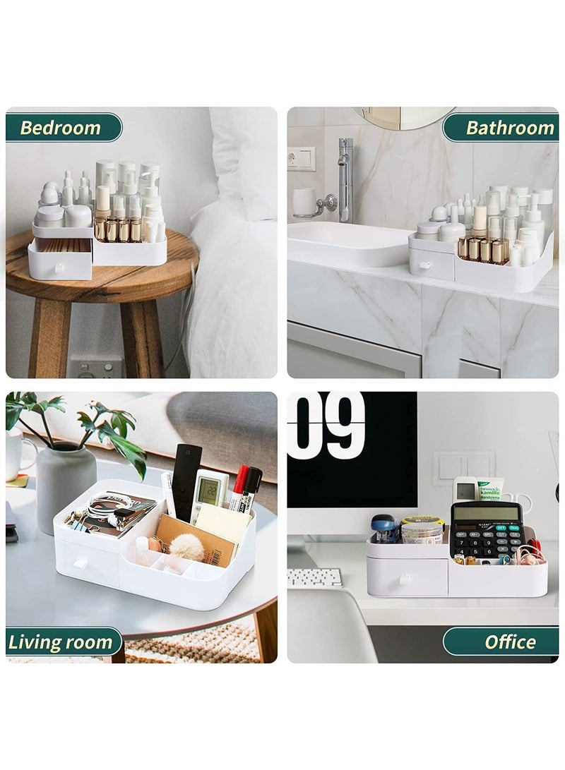 Makeup Organizer Make Up Storage, Cosmetic Organizers Make Up Storage Organizer Box - Cosmetic Storage Box Skincare Display Drawer Beauty Organizer for Bathroom Dresser Bedroom - Image 2