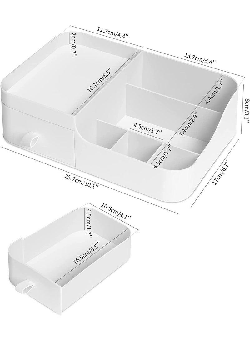 Makeup Organizer Make Up Storage, Cosmetic Organizers Make Up Storage Organizer Box - Cosmetic Storage Box Skincare Display Drawer Beauty Organizer for Bathroom Dresser Bedroom - Image 5