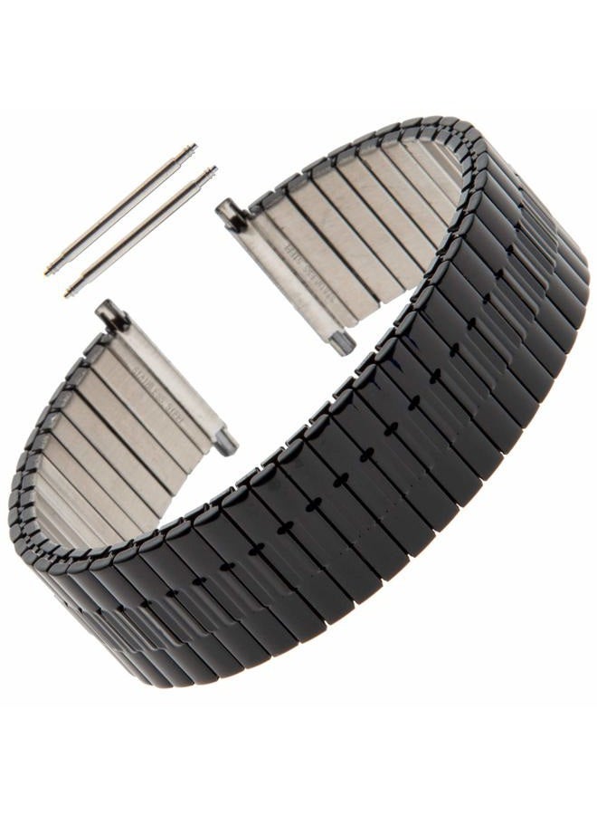 Gilden Gents Expansion 20-24mm Wide Stainless Steel Watch Band 552W 7 1/2 inches long Stainless Steel - Image 1