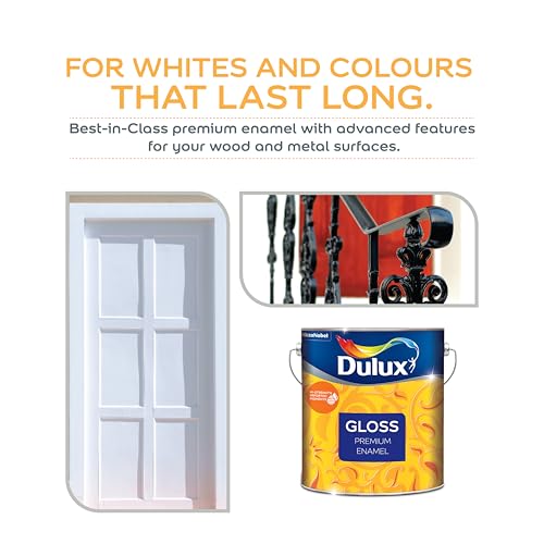 Dulux Gloss | Premium Enamel Paint for Decoration & Protection | Ideal For Painting Household items & furniture made of steel, wood, and aluminium, 1 Litres,Dark Brown - Image 3