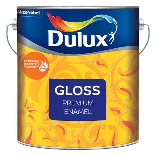 Dulux Gloss | Premium Enamel Paint for Decoration & Protection | Ideal For Painting Household items & furniture made of steel, wood, and aluminium, 1 Litres,Dark Brown - Image 1