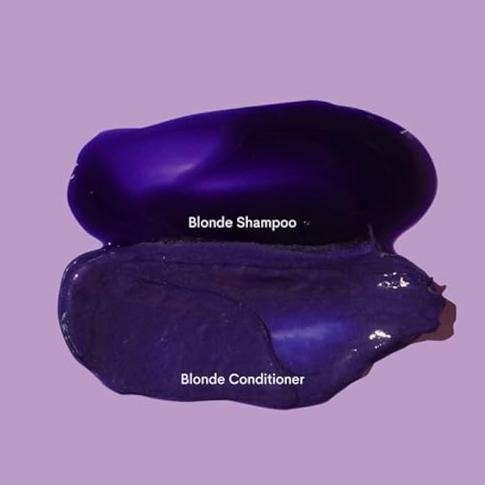 Pallure Blonde Toning Shampoo and Conditioner Set, Reduces Brassiness And Yellow Tones – For Blonde, Platinum, Bleached, Silver Hair, Vegan Cruelty Free, 33.8 Fl Oz - Image 2