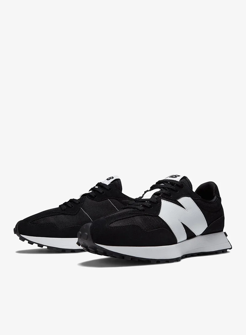 New Balance Black / White 327 Sneakers  | Best Price UAE