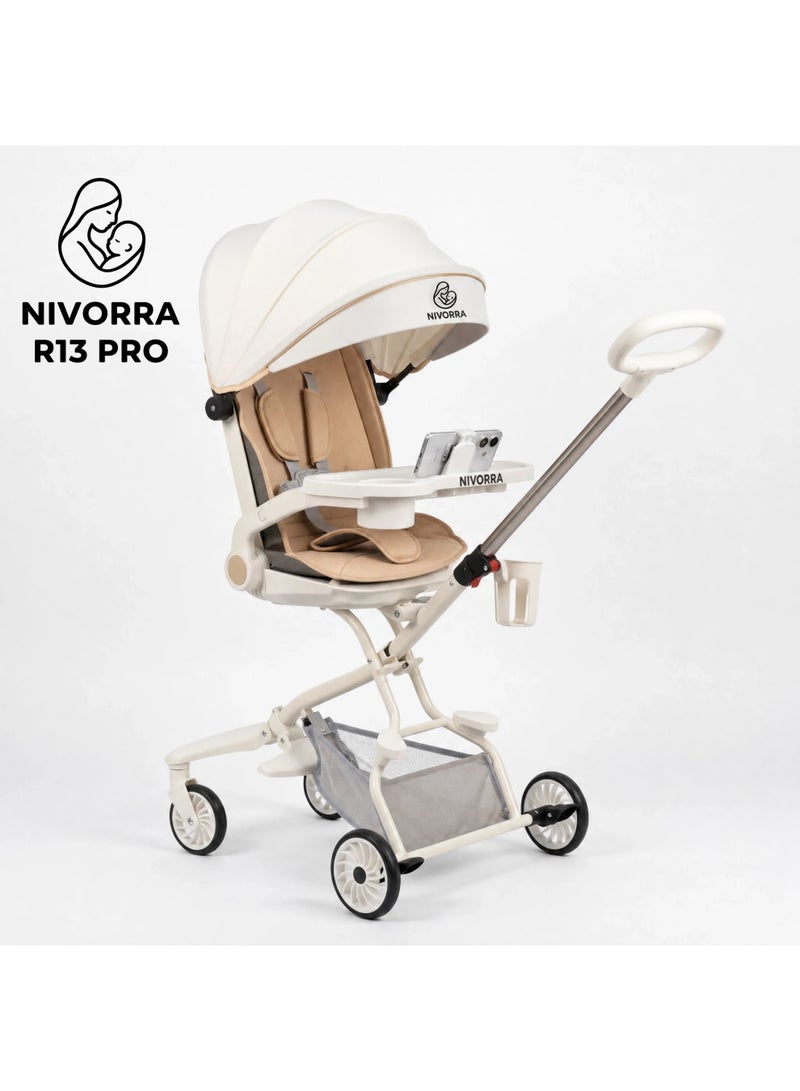 NIVORRA Lightweight Foldable Baby Stroller and Travel System with Reversible Seat - Nivorra R13 Pro - Image 4