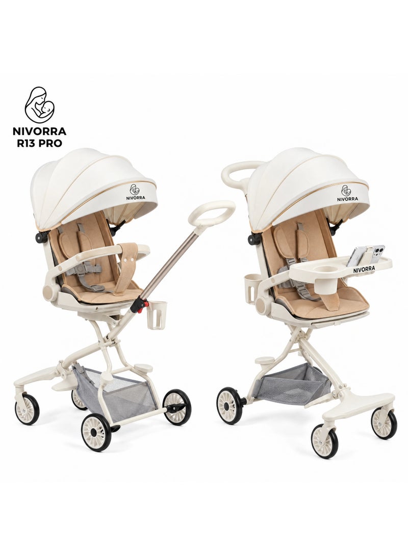 NIVORRA Lightweight Foldable Baby Stroller and Travel System with Reversible Seat - Nivorra R13 Pro - Image 2
