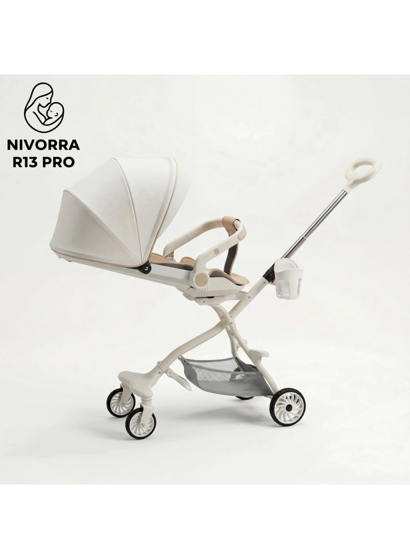 NIVORRA Lightweight Foldable Baby Stroller and Travel System with Reversible Seat - Nivorra R13 Pro - Image 3