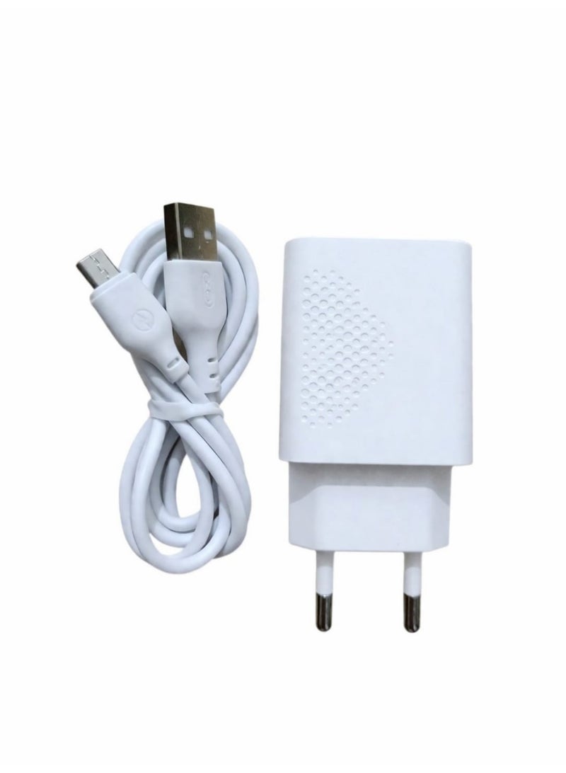 شاحن حائط بقوة 18 واط مزود بكابل micro موديل L159 - Image 1