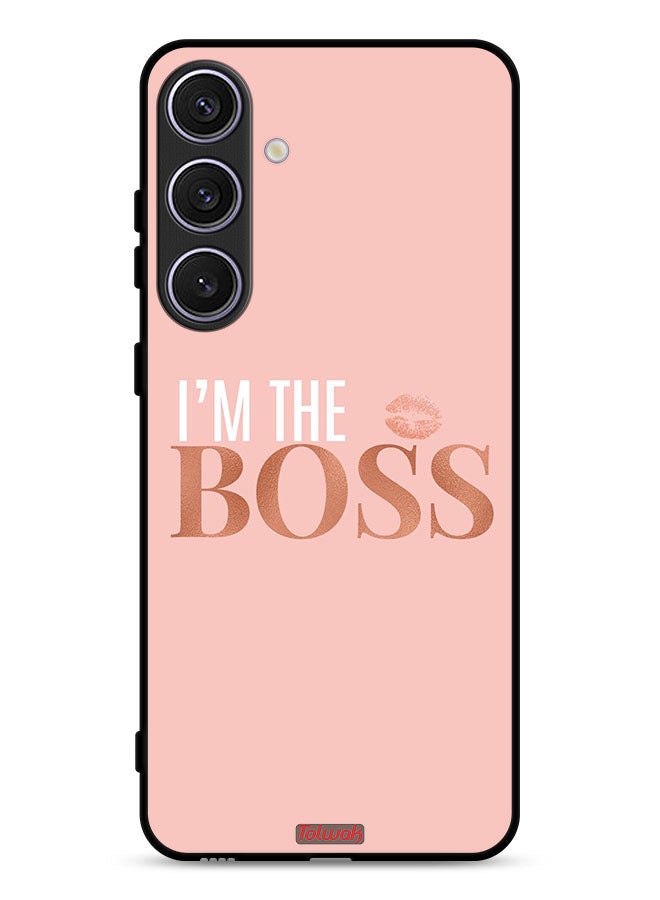 Tolwak Samsung Galaxy S24 Plus 5G Protective Case Cover I Am The Boss - Image 1