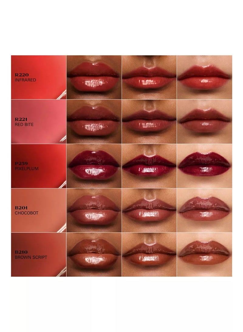 برادا بلسم شفاه برادا Reflection R221 Red Bite 8 مل | بلسم مرطب ولامع - Image 5