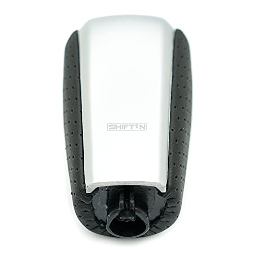 SHIFTIN Black Leather Carbon Fiber Gear Shift Knob Stick Shifter fit for 2010-2019 Toyota Land Cruiser Prado FJ-150 (Black Leather/Carbon Fiber Pattern) - Image 5