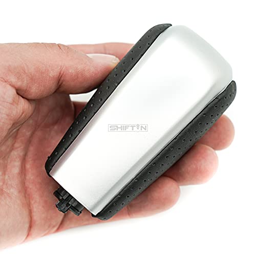 SHIFTIN Black Leather Carbon Fiber Gear Shift Knob Stick Shifter fit for 2010-2019 Toyota Land Cruiser Prado FJ-150 (Black Leather/Carbon Fiber Pattern) - Image 3