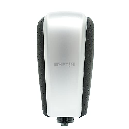 SHIFTIN Black Leather Carbon Fiber Gear Shift Knob Stick Shifter fit for 2010-2019 Toyota Land Cruiser Prado FJ-150 (Black Leather/Carbon Fiber Pattern) - Image 4