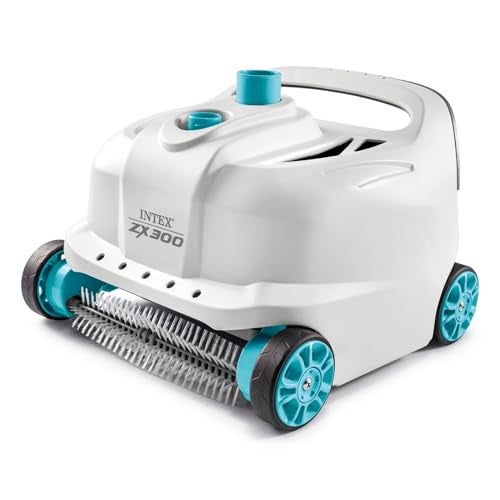 INTEX Deluxe Pressure-Side Above Ground Automatic Pool Cleaner Vacuum - For Bigger Pools – Cleans Pool Floors and Walls – Removes Debris – Removable Filter Tray – 21ft Tangle Free Hose - Image 1