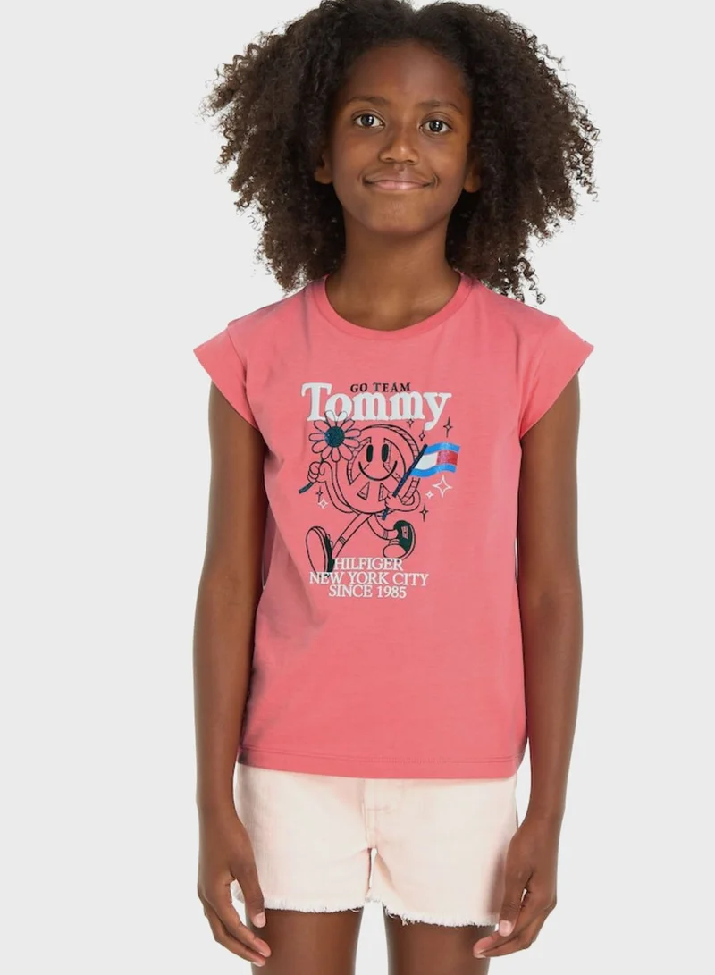 TOMMY HILFIGER Kids Graphic T-Shirt