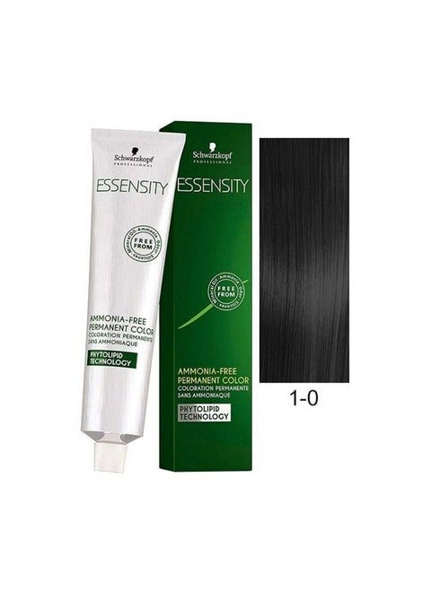 Essensity Ammonia Free Permanent Color 1-0 Black 60ml