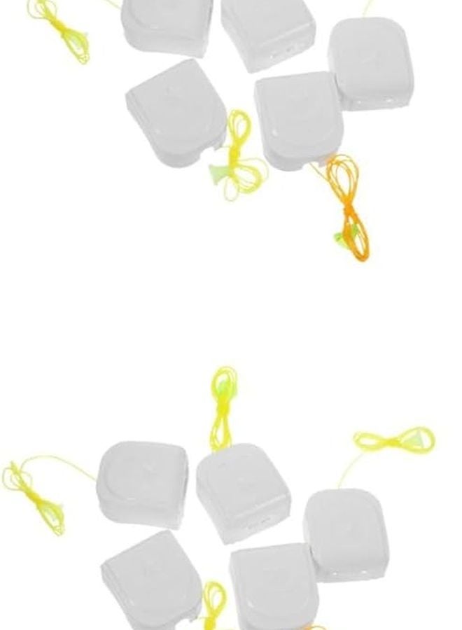 Artibetter 2 Sets Decorative Pull Chain Lamp Ceiling Fan Plastic Wall Light Switch 5 Pieces Random Color - Image 2