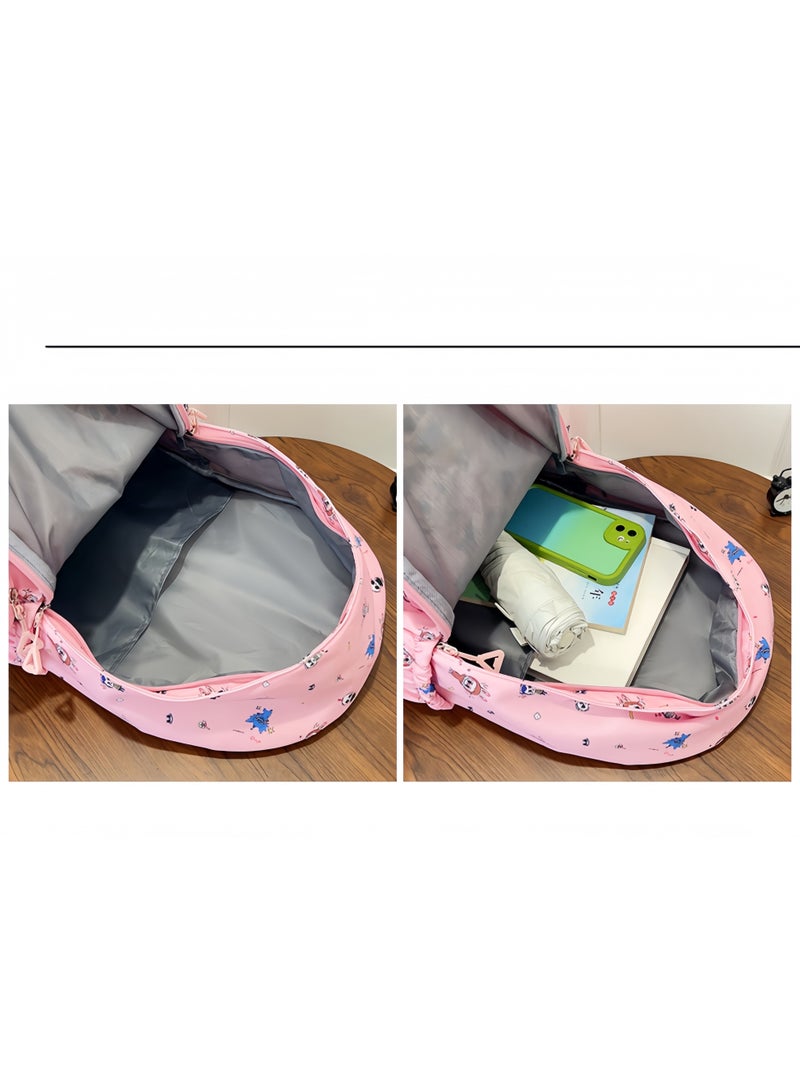 Labubu Children's Backpack Kindergarten Senior School Backpack Student Backpack Light And Cute Backpack Fashion Cartoon Backpack 45*32*14CM - Image 2