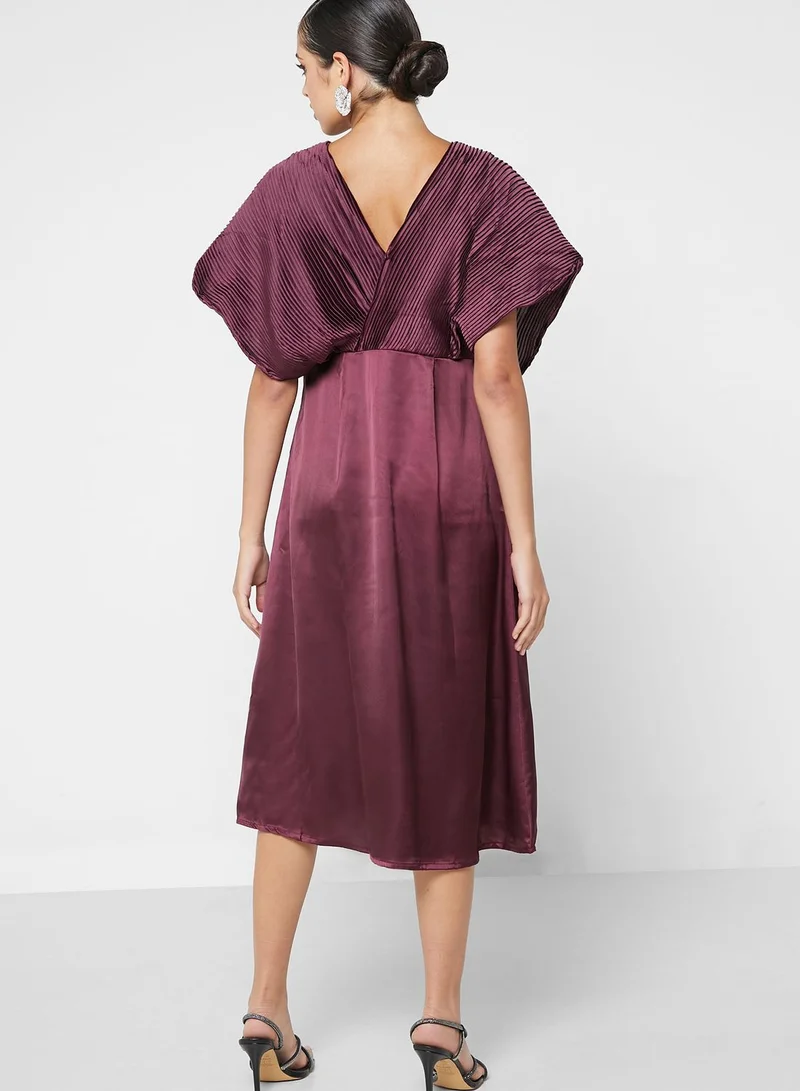 Zoey Surplice Oversized Dress