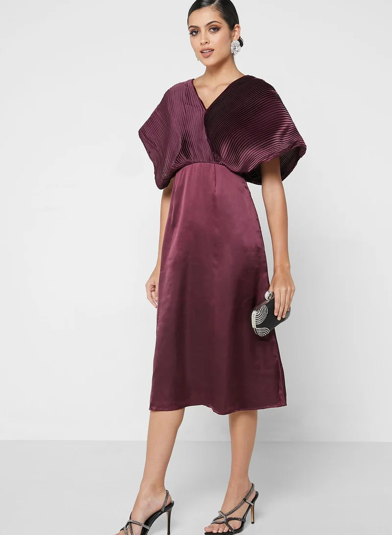 Zoey Surplice Oversized Dress