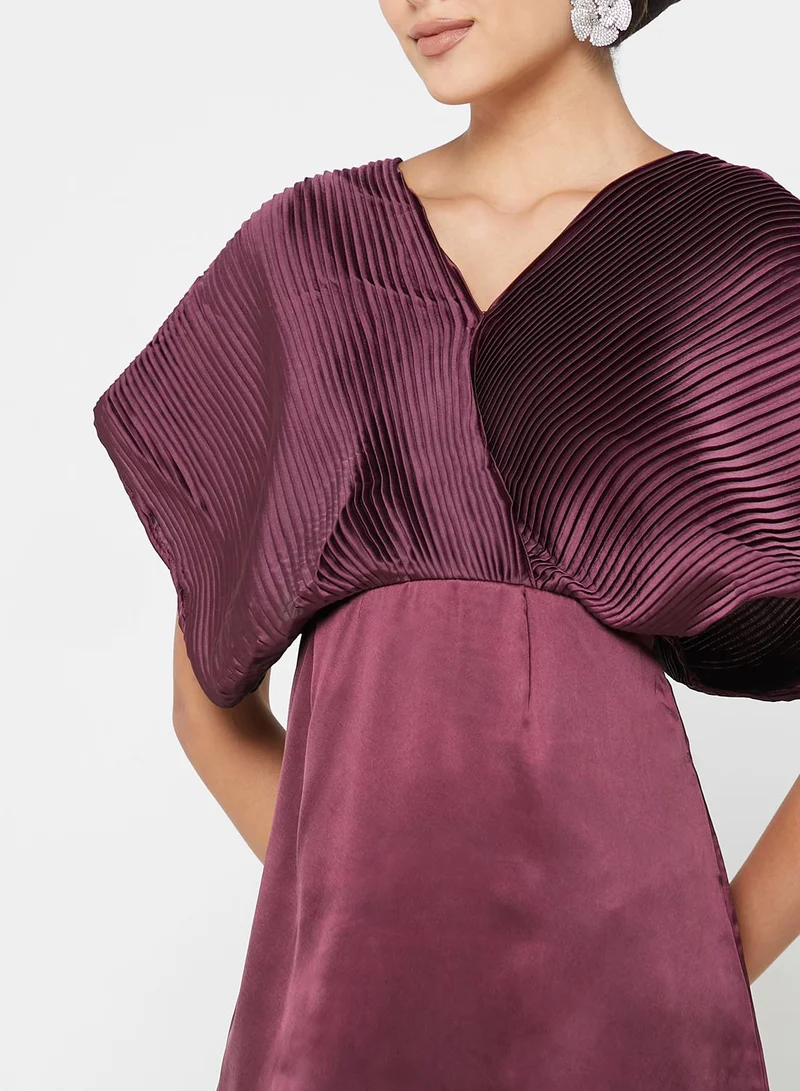 Zoey Surplice Oversized Dress
