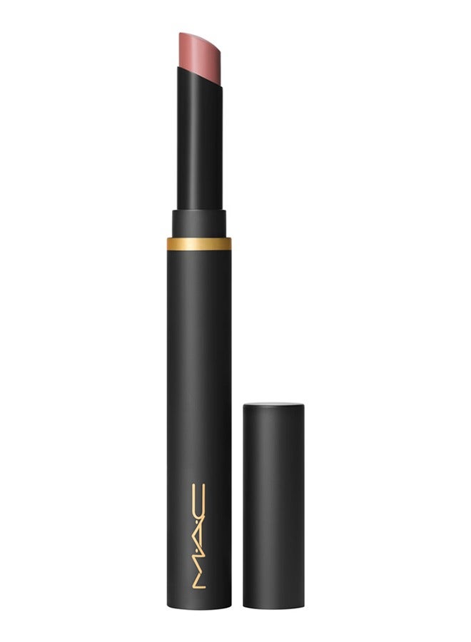 MAC Lipstick Powder Kiss Velvet Blur Slim Stick - Over The Taupe - Image 1