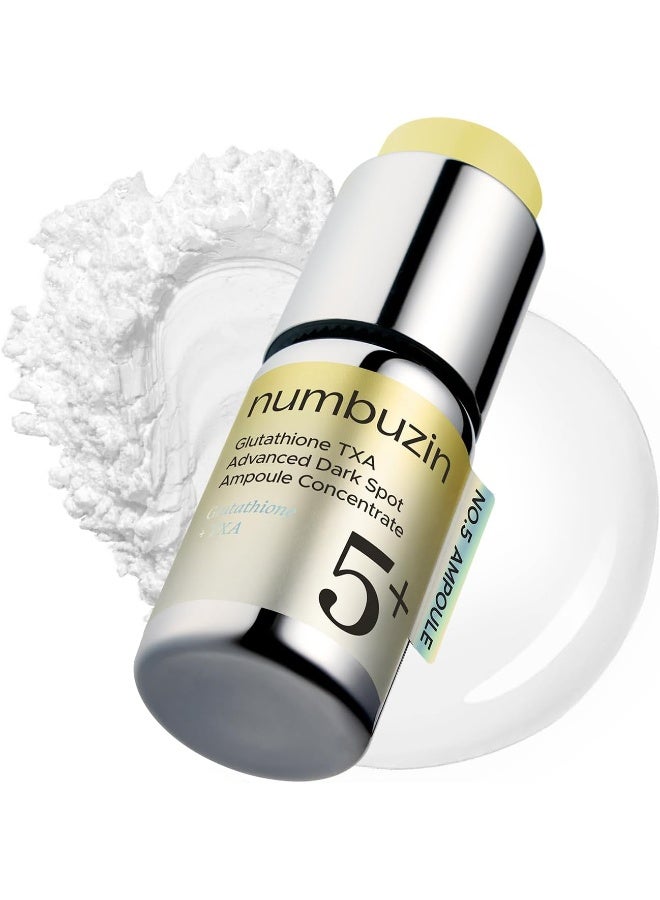 numbuzin No.5 Serum | Glutathione TXA Advanced Dark Spot Ampoule Concentrate | Tranexamic Acid, Niacinamide | Hyperpigmentation| Suitable for Sensitive Skin, Korean Skincare | 10.7g - Image 1