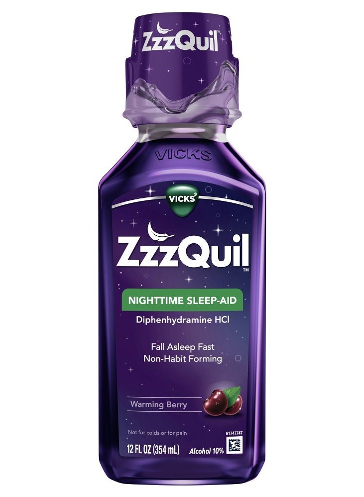 ZzzQuil Nighttime sleep aid liquid (12 oz)  - Image 1