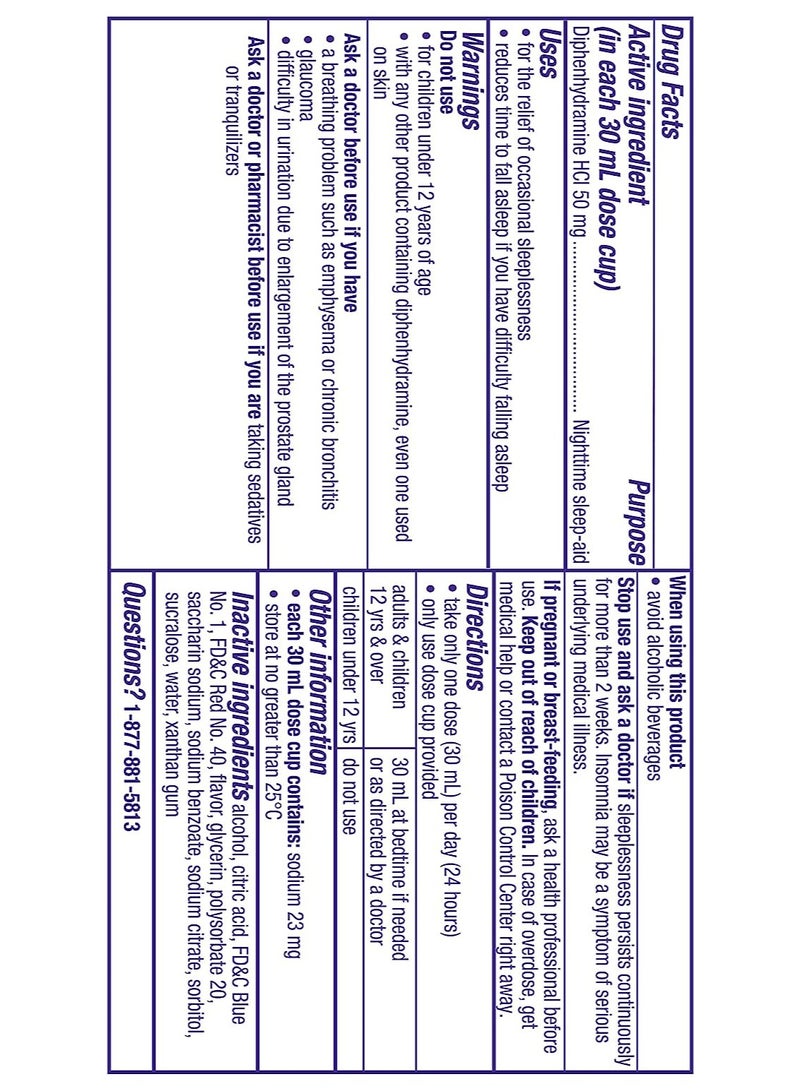 ZzzQuil Nighttime sleep aid liquid (12 oz)  - Image 2