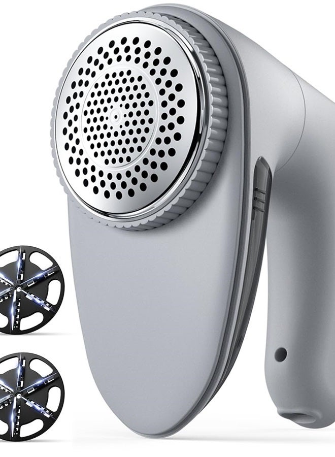 Bymore Fabric Shaver, Lint Shaver, Lint Remover Defuzzer Sweater Shaver for Clothes and Furniture(6-Leaf Blades,65mm Mesh,2 Blades Extra) - Image 1