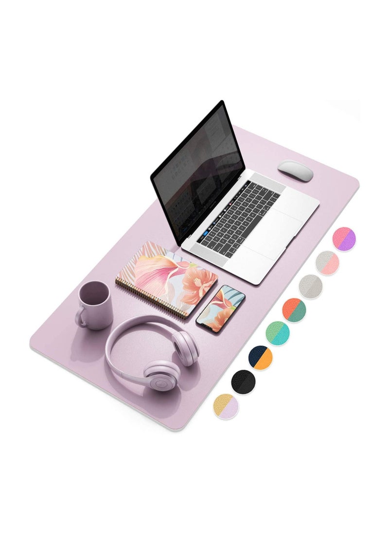 Cool Baby COOLBABY Office Desk Pad, Ultra Thin Waterproof Gaming Mouse Pad, Dual Use Desk Writing Mat Extended Keyboard Pad(80*40 CM，Gold + Pink)  - Image 1