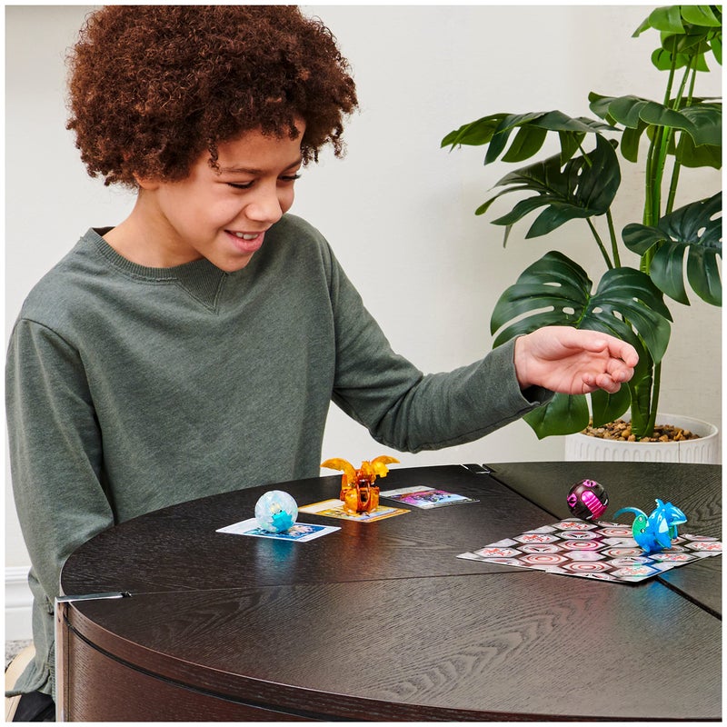 Bakugan Evolutions, Neo Hydorous, Platinum Series True Metal Bakugan, 2 BakuCores and Character Card, Kids Toys for Boys, Ages 6 and Up - Image 5