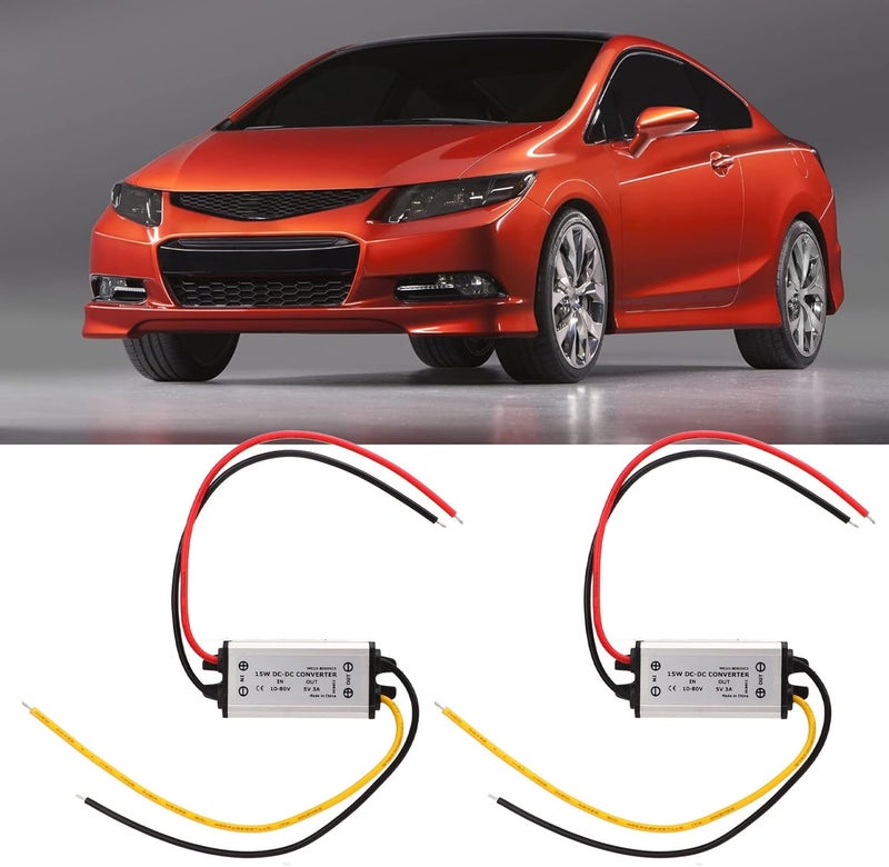 klarako 2pcs DC Converter Regulator 12V 24V 36V to 5V DC 10 to 80V to 5V 3A 15W Regulator Power Module - Image 5