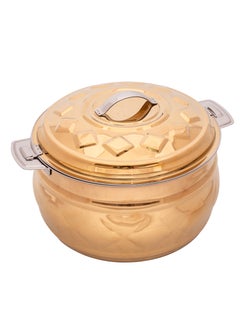 ZOLTEN Stainless Steel New Diamond Hotpot 3.5 Liters Gold Colour  - Image 1