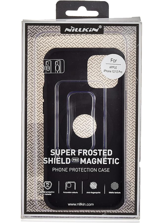 Nillkin Super Frosted Shield Pro Magnetic Case For I Phone 12 12 Pro. Black - Image 2