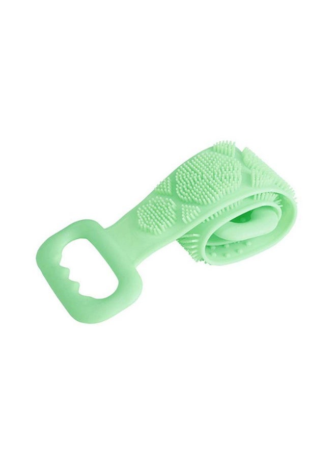 Generic DHE BALAJI Silicone Back Scrubber Bath Brush Washer For Dead Skin Removal Mens Womens Double Side Brush Belt For Shower Exfoliating Belt, Easy to Clean, Lathers Well (Multicolor) (Body Scrubber)  - Image 2