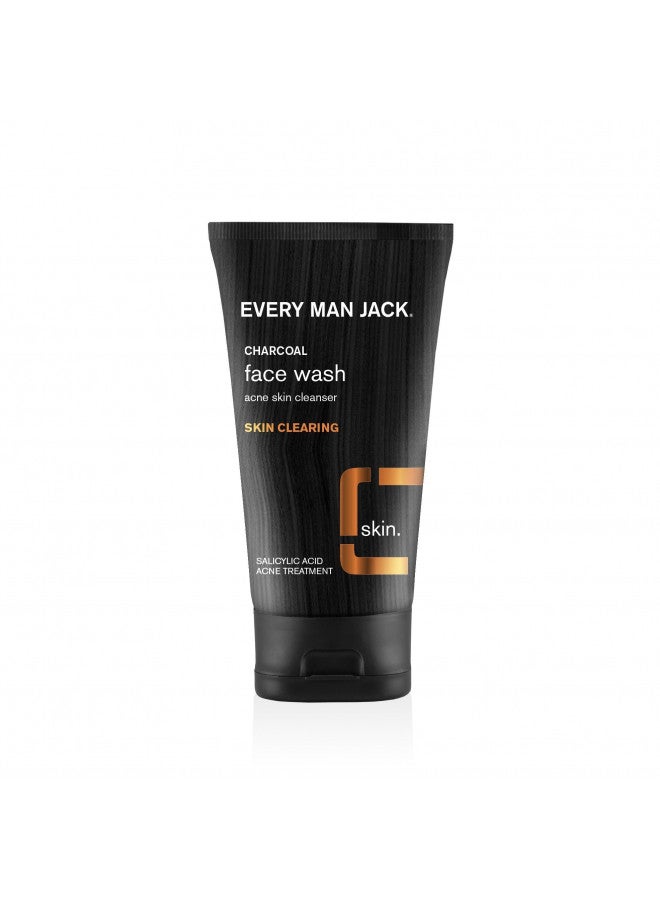 Every Man Jack Every Man Jack Charcoal Face Wash, Skin Clearing, Fragrance Free, 5-ounce (Pack of 1), SG_B002ATDRAE_US  - Image 2