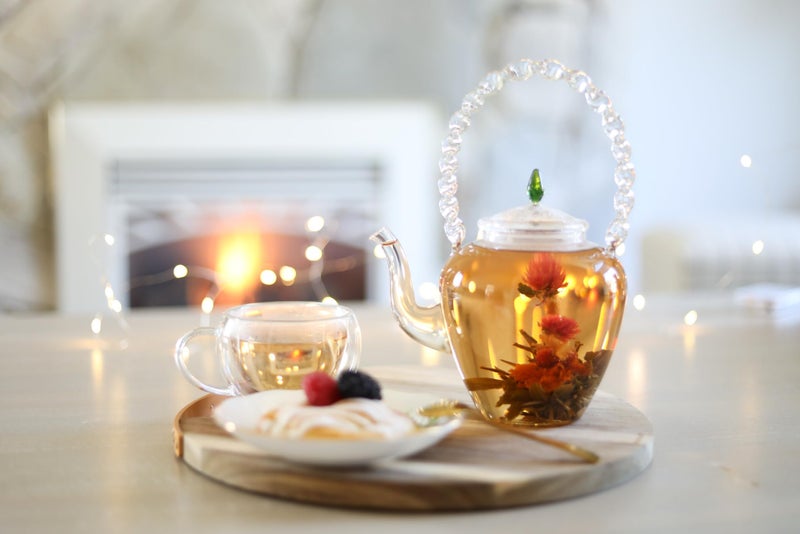 Teabloom Fruit Blooming Teas - 12 Unique Flower Varieties of Tea in 12 Delicious Fruit Flavors - Each Flowering Tea Ball Steeps Up to 3 Times - Image 3