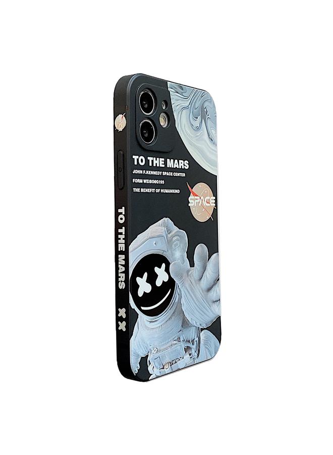 Zaboon Case For iPhone 13 Martian Astronaut Pattern Shockproof Phone Case - Image 1
