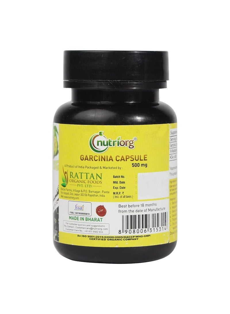 Nutriorg Garcinia seed oil gel 60 Capsule - Image 3